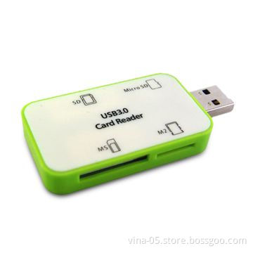 USB 3.0 Card Reader, Supports Micro Driver and SD, Available in Various Colors